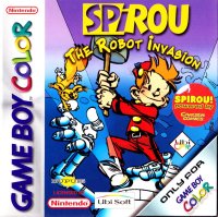 Spirou The Robot Invasion PAL GameBoy Color PAL box art